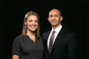 Photograph of Dr. Veronikis and Courtney Turnbough